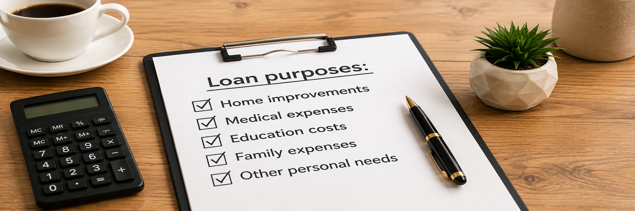 Common personal loan purposes